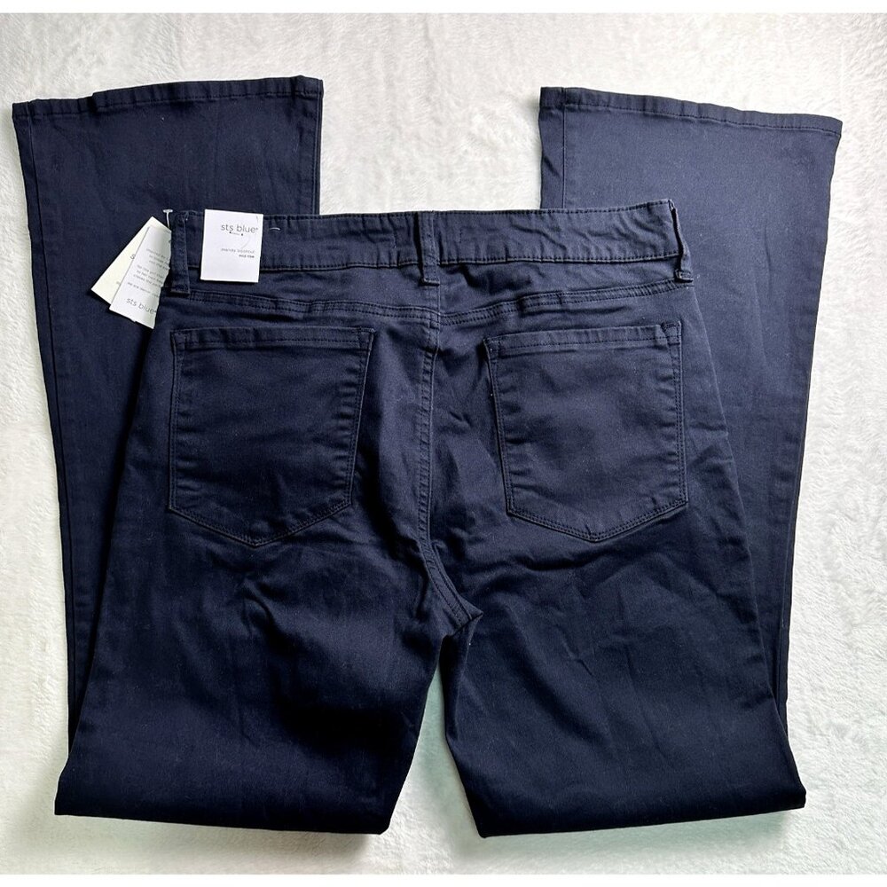 STS Blue Mandy Womens Bootcut Pants Navy 30 NWT Mid Rise Stretch Chino Pants - Picture 10 of 10